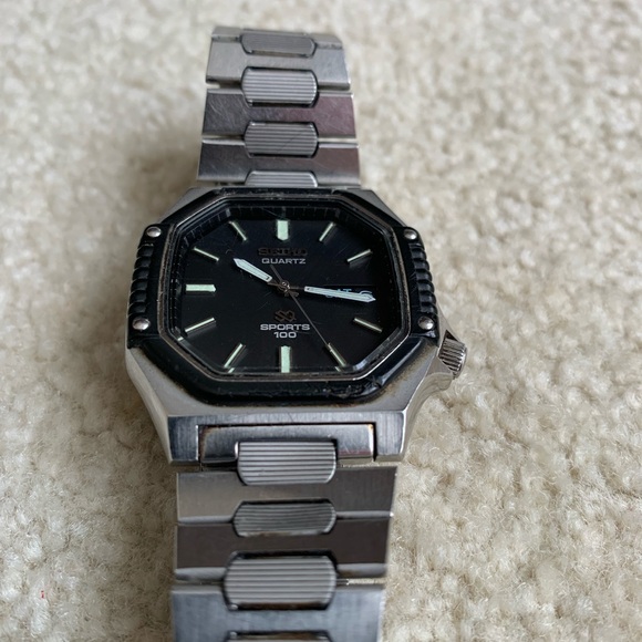 Rare Seiko vintage sports 100 royal oak style quartz men’s watch - Picture 4 of 9